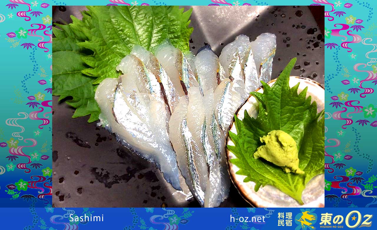 地魚の刺身：Sashimi
